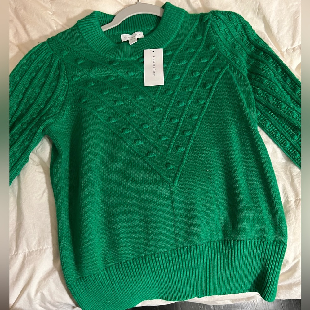 Charter club sweater never worn!